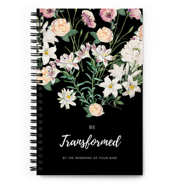 Be Transformed, Romans 12:2 - Spiral notebook