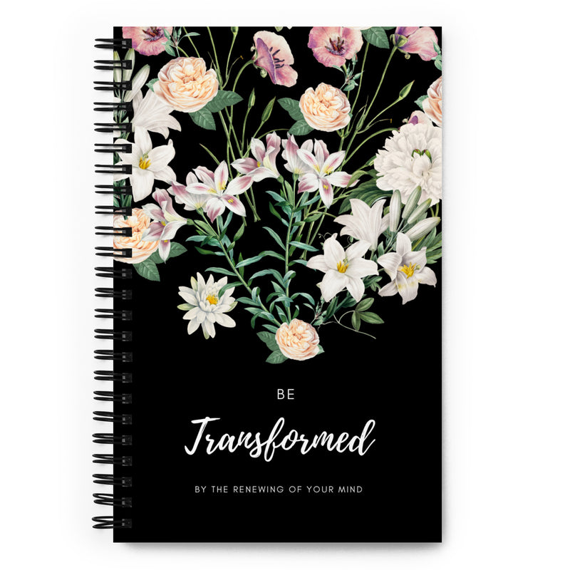 Be Transformed, Romans 12:2 - Spiral notebook